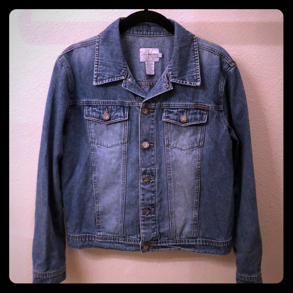 SOLD NWOT Calvin Klein Jean Jacket - Picture 1 of 8